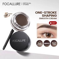Focallure 5Colors Eyebrow Cream Gel Makeup With Brush Eyebrow Powder Brow Stamp Styling Eyebrow
