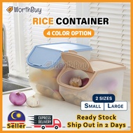 Worthbuy 3kg 5kg Rice Container Rice Bucket Rice Barrel Bekas Beras Baldi Beras Rice Box Rice Storag