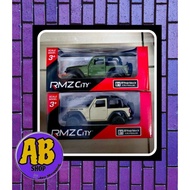 RMZ City Jeep Wrangler Rubicon Car Model Diecast Toy Jeep Model Koleksi