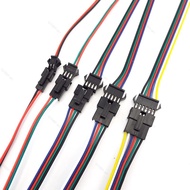 5 pairs SM JST Wire Male To Female 2P 3P 4P 5P 6P Connector Power Supply Cable 22 AWG 80C 300V  MY15
