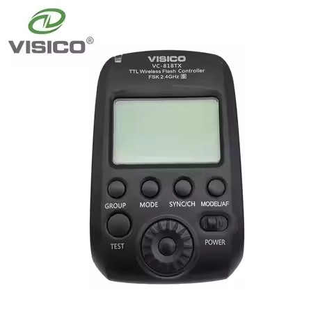 VISICO 818TX HSS Flash Trigger Transmitter For Sony A6000,A6300,A7R,A7,A7II,A7RII,A7RIII,A7III,A6500