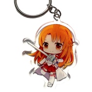 Retro gamer anime manga figure keyring keychain asuna yuuki