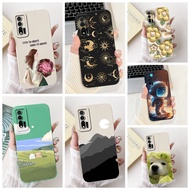 Casing Huawei Nova 6 Case 4G 5G Cute Fashion Funny Girl Panda Cat Painted Cover Nova 6 5G Huawei Pho