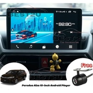 Android Player  10" Perodua Alza 2022-2023 ☆FREE Reverse Camera + Casing☆