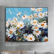 Painting of Chrysanthemum Digital Oil Painting Mi Mit House Painting Number Painting H020