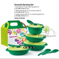 TUPPERWARE Emerald GREEN Server Gift Box Set Hari Raya ★ SG Seller Lifetime Warranty | kueh raya