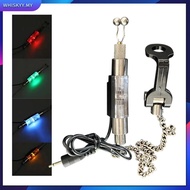 Fishing Alarm Bite Swingers Iron Fishing Swing Signal Receiver LED 4 Colors for Outdoor Fishing Tool