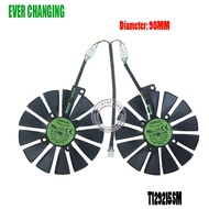 95MM T129215SM 0.25AMP Graphics Video Card Cooler Fan FOR ASUS DUAL RX580 O8G Graphics Card Cooling Fan