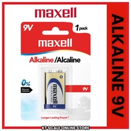 ORIGINAL MAXELL ALKALINE 9V BATTERY