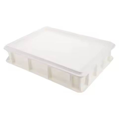 Stackable Pizza Dough Proofing Box Commercial Grade Plastic Tray Easy Proofing Storage for Home Bake