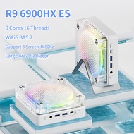 GenMachine R9 6900HX ES RGB Gaming Mini PC มินิพีซี Windows11 Pro 8 Cores DDR5 4800MHz 8/32GB RAM 256/2TB SSD WiFi6 BT5.2 Support Three Screen 4K HD Output Mini Gaming Computer รับประกัน 1 ปี