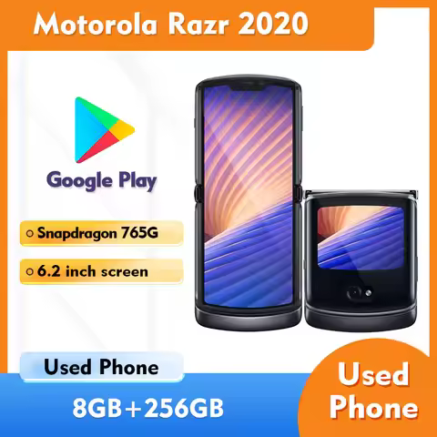 Motorola Razr 2020 5G SmartPhone 2142X876px RAM 8GB ROM 256GB 48MP Fingerprint Recognition Used Phon