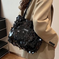 Large Capacity Bag Handbag Shoulder Bag Sequined Shoulder Bag Sequined Bag Women's Shoulder Bag
