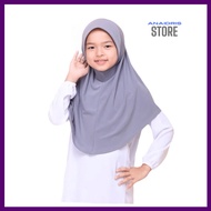 TUDUNG SEKOLAH KELABU PENGAKAP AWNING SCUBA TUDUNG SI COMEL