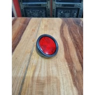 Red Light Bike Round Reflector