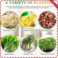 [leipupa] Bean Sprouts Machine Bean Sprouts Growing Kit 3 Layer Large Capacity Home Use with 3 Seaso