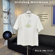 Vivienne WestwoodˉBritish tide brand summer new Saturn printing loose short-sleeved T-shirt versatil