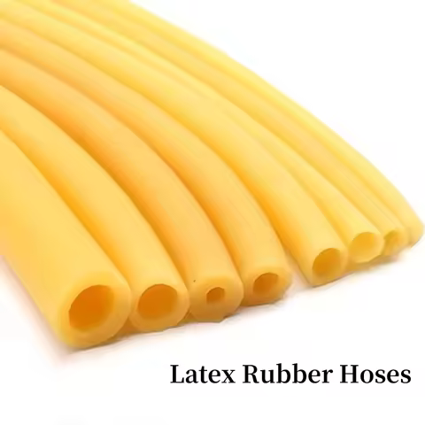 1M Nature Latex Rubber Hoses Yellow ID1.6~15mm High Resilient Surgical Medical Tube Slingshot Catapu