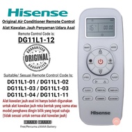 Hisense Air cond Air conditioner Remote Control DG11L1-12 ( Original OR High Quality Replacement Rem