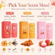 5g/0.18oz Fruit Flavored Solid Perfume Balm, Lychee/Caramel/Vanilla, Suitable For Dates, Events, Gat