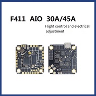F411 AIO Flight Controller with MPU6500 BLHELI S BLS ESC 2-6S for 25.5-26.5MM FPV Racing Drones