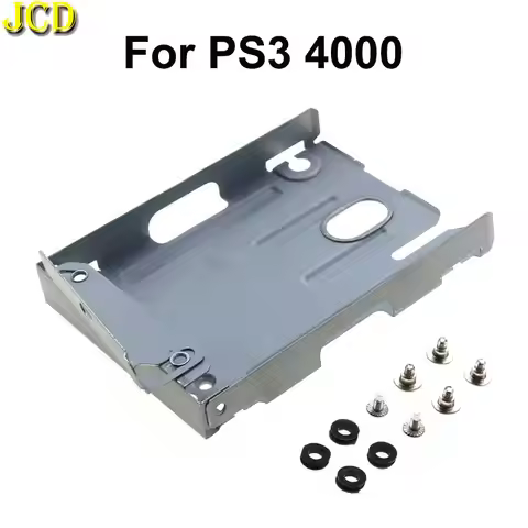 JCD For PS3 Metal Hard Disk Bracket Case Slim HDD 4000 Drive Base Tray For PS3 Super With Screws Gam
