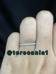 Cincin berlian eropa Emas : 75% Berat emas : 1.10gram Berlian : 0.13ct