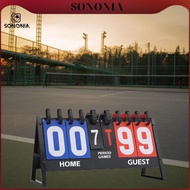 [SONONIA] Flip Scoreboard, Score Flipper Scoreboard Flipper Score Keeper for Baseball