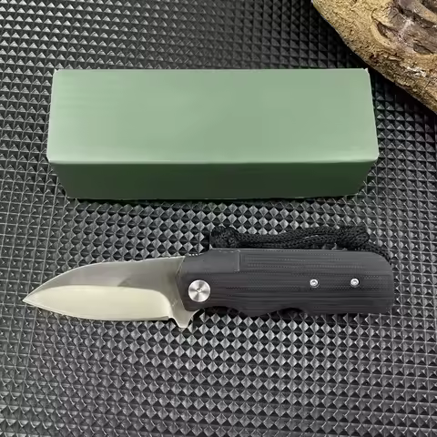 Utility Outdoor Pocket Knife 8Cr13Mov Blade G10 Handle Durable Camping Hunting Tool Fruit Knives EDC