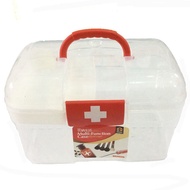 PK MED Common Medicine Box Model KP101 (White/Red)