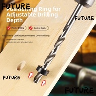 HL-FUTU Center Drill, Wear-resistant Stop Collar Step Drill Bit, Durable 9/9.5mm Diameter Hexagonal 