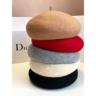 cap women cap Casual Three-dimensional Wool Beret Autumn Winter Beret