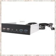 (MDQS) 5.25 Inch Desktop Pc Case Internal Front Panel Usb Hub 2 Ports Usb 3.0 And 2 Ports Usb 2.0 Wi