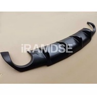 Car Rear Diffuser Lip Bumper Spoiler Plastic Body Kit For Volkswagen VW Scirocco R R20 2009 - 2014