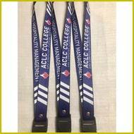 § ◇ ∈ ACLC Ama Computer Learning Center Hospitality/ IT ID Lace Lanyard