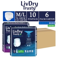 (Official Store) LivDry Trusty Pants Extra / TENA Pants Normal Adult Diapers