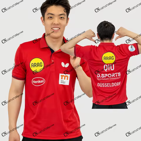 TTBL Germany 2026-27 New Arrival Borussia Düsseldorf Home Away Table Tennis Jersey Printed T-Shirt F