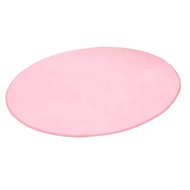 Homyl 100cm Soft Plush Kids Tent Carpet Rug Mat for Bedroom Decoration Pink