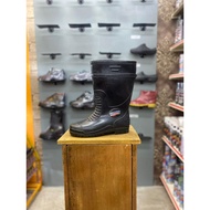 Goco 968bk rainboot/ Kasut Getah Safety Rubber Shoe Anti Slip Boot Pasar Kebun Garden industri kolam