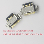 10-50Pcs Connector Plug USB For UMI Umidigi A11 Pro Max A7 A9 Elephone U5 E10 U3H Charging Type C Ch