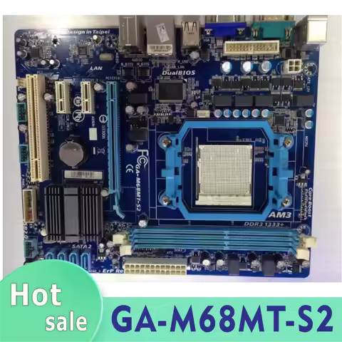 GA-M68MT-S2 motherboard DDR3 USB2.0 8GB slot AM3 desktop motherboard 100% test