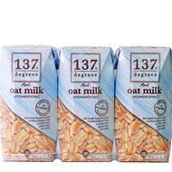 137 Degrees Real Oat Unsweetened Milk 1 Liter