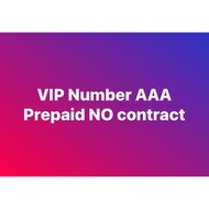 VIP number prepaid AAA ABABAB SUPER VIP NUMBER