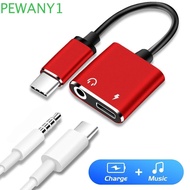 PEWANY1 Adapter Mobile Phone Usb C Audio Cable Type-C Audio Splitter