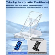 kExE- Case Samsung Galaxy Tab 720°Rotate Acrylic fully Transparent For Tab S9/S9FE/S9+/A9/A9+ With P