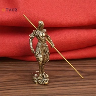 TVKR Copper Monkey Statue 3D Sun Wukong Game Figure Copper Monkey King Statue Monkey King Staff Deco