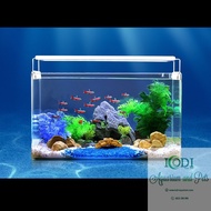 Đèn Bể Cá LED Máng Nhựa Trắng Ánh Sáng Trắng Và Đổi Màu RWB 80cm