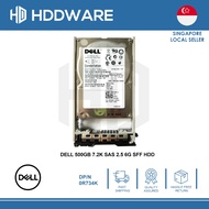 DELL 500GB 7.2K SAS 2.5 6G SFF HDD // 0R734K // ST9500430SS // 9FY246-150