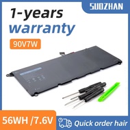 SUOZHAN-Laptop Battery, 90V7W JHXPY JD25G 090V7W Suitable for Dell XPS 13 9343 XPS13 9350 13D-9343 P