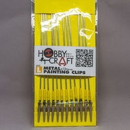 HOBBYCRAFT METAL PAINTING CLIPS SIZE L [12 Pieces/Pack] Tools Model Equipment Gundam Gunpla